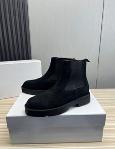 2024 Men Ankle Boots High Quality Male Formal Party Dress Shoes Mens Brand Designer Outdoor Motorcycle Boots Size 38-45