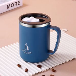 Stainless Steel Coffee Cup 500ML Water Bottle LeakProof Thermos Travel Thermal Vacuum Flask Insulated Cups Mug 240115