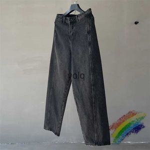 Pantaloni da uomo 2023fw FAR ARVE Jeans Pantaloni da uomo Donna 1 1 Pantaloni da poeta rovesciati lavati di alta qualitàyolq