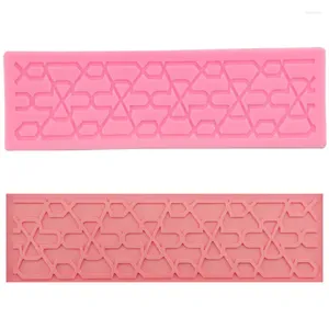 Baking Moulds 3D Cake Mold With Totem Lace Silicone Fondant Soap Cupcake Jelly Candy And Chocolate Decoration Tool