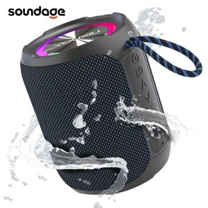 Głośniki przenośny głośnik Bluetooth BT5.0 IPX7 Waterproof muzyka stereo Wewnętrzna głośnik LED z LED Light Suboofer Outdoor Speaker