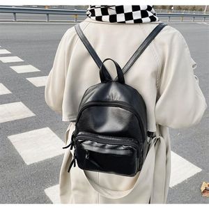 Backpack female 2022 new trendy fashion wild large-capacity mommy leisure backpack college student girl travel bag201K