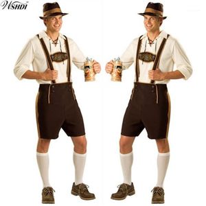 Oktoberfest traje lederhosen bávaro Octoberfest festival alemão cerveja Halloween para homens trajes de cerveja plus size M L XL 2XL1173y