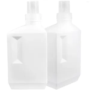 Förvaringsflaskor kannor tom lotion container 2 st 1000 ml påfyllningsbar schampo tvättdusch dispenser för vatten tvålar tvättmedel kropp fuktighetskräm