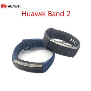 Bileklikler Orijinal Huawei Band 2 B19 Akıllı Bluetooth Tracker Bilezik Yüzme Bilek Kalp Hızı İzleme Push Mesajı Su Geçirmez