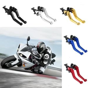 ブレーキモーターサイクルブレーキ2PCSアロイドラムブレーキハンドルCNCクラッチレバー高品質のバイク変更に適しています