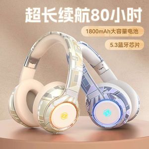 Luminous Full Package Ear Mounted Wireless Bluetooth Earphones with Ultra Long Battery Life for Gaming, Sports, Music, Mobile Phones, and Computers