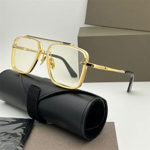 Männer Piloten Sonnenbrille Luxus Golden Frame Damen Sonnenbrille Designer Legierung Vollformat PC Linse Schutzbrille Brille Shield Cat Eye fortschrittliche Metallbrille