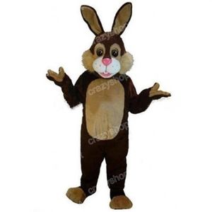 halloween Brown Rabbit Mascot Costume Cartoon Character Outfits Suit Fancy Dress for Men Women Christmas Carnival Party Outdoor Ou276q