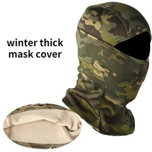 Caminhada ao ar livre máscara grossa de máscara grossa máscara face máscara de face de proteção de proteção de capacete quente e à prova de vento 240112
