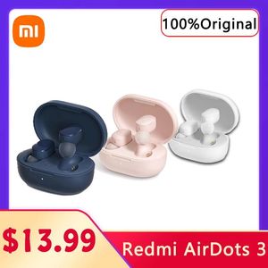 Hörlurar xiaomi redmi airdots 3 hörlurar hybrid vokalism trådlös bluetooth 5.2 mi true trådlöst headset cdelvel ljudkvalitet