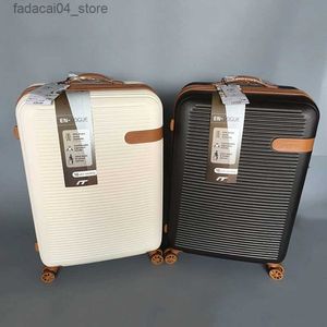 Suitcases British rolling luggage new 19/25/29 inch trolley bag zipper scratch-resistant suitcase wear-resistant boarding brand suitcase Q240115