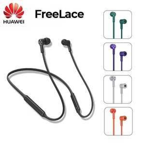 Earphones Huawei FreeLace Wireless Earphone Bluetooth Headset Magnetic Switch Memory Metal Cable Waterproof Sports Game Headphone