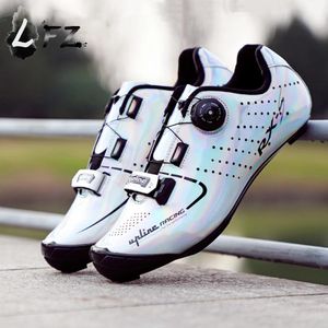 Calçados Upline Road Ciclismo Sapatos Homens Racing Road Bike Shoes Selflocking Colorido Bicicleta Sapatilhas Atlético Ultraleve Profissional