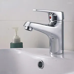 Bathroom Sink Faucets Basin Single Hole And Cold Faucet Counter Washbasin Accessories