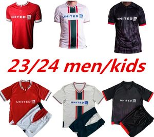 2023 2024 Wrexham Soccer Jerseys 23 24 DAVIES S. Boden F. Takyi P. Rutherford S. Wedgbury Allsopp Billy Ashcroft Football Shirt Children and Adults YOUNG MULLIN CANNON 999