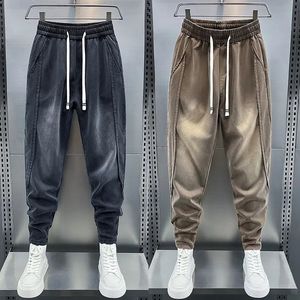 Autumn Men Harem Pants Joggers Sweatpants High Quality Brand Loose Mane Trousers Fashion Outdoor Casual Clothing Cargo Pants 240115