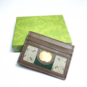 Женская мода, мужской кошелек CardHolder, маленькие классические держатели для паспортов, роскошные дизайнерские сумки, карманный органайзер, винтажные кошельки с держателем для карт и ключами, кошельки
