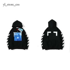 Off White Hoodie Дизайнерские мужские женские белые рубашки Off White с буквенными принтами Уличная одежда Пуловер Толстовка Хлопковая белая рубашка с длинными рукавами Повседневная 6184