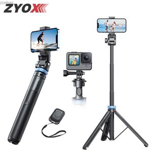 Selfie Monopods Lighted Wireless Bluetooth Selfie Stick Foldable Monopod Portable Tripod with Shutter Remote Control for DJI Cameras phoneL240115