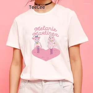 Women's T Shirts Kawaii K-12 T-shirt Kvinnor Cartoon Melanie Martinez Tee Short Sleeve Fashion Girls Shirt Four Season Print Tops Clothes Clothes