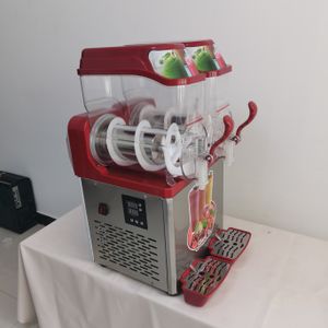 Kafé kall dryck butik glass tillverkare snö smälta maskin kommersiell 12l*3 smoothies