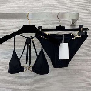 Sexy Bikini Designer Swimsuit Womens Lettera di moda Bikini Shortwear Thong Thong Due pezzi set