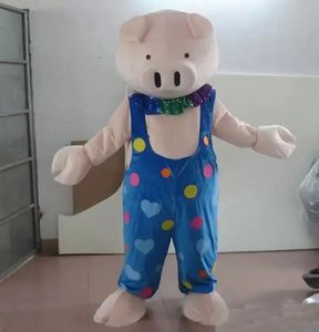 Halloween Cute Little Piglet Pig Mascot Costume Halloween Cartoon Character Outfit Suit Xmas Outdoor Party Festival Dress Promotional Advertising Clothings