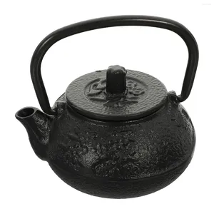 Zestawy naczyń obiadowych Mini Kettle Tattle Cast Iron Teapot Dekoracyjne biuro herbaciarskie