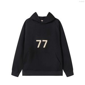 Kazak tasarımcısı kapüşonlu kapüşonlu erkek hoodies sokak kıyafeti kazak sweatshirtler gevşek sweatshirts hoodie hoodie erkek popüler rahatlama mektubu pamuk 25 v231