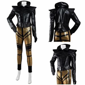 Cruella Devil Cosplay Costume Coat Pants Outfits Halloween Carnival Party Suit252l