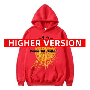 Designer Hoodie Sp5der Young Thug 555555 Trapstar Men Women Hoodie High Quality Foam Print Spider Web Graphic Pink Sweatshirts Y2k Pullovers S-2xl 8802