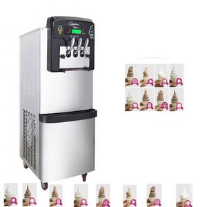 Hot sele ice cream machine industrial making commercial hard serve 7-day no cleaning Cold system Vertical ice cream maker