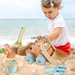 Игра в песок, водное развлечение, 1 комплект, пляжные игрушки, интерактивные игрушки для рытья песка, удобная ручка, форма автомобиля, пляжные игрушки ld Toyvaiduryb