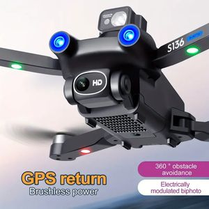 S136 Bürstenloses GPS-UAV mit optischer Flusspositionierung, faltbar, 360° intelligente Hindernisvermeidung / 4-seitige Hindernisvermeidung, Smart Follow, 1 Batterie