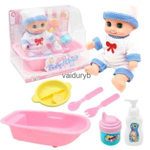 Doll Bodies Parts Beautiful Simulation Baby Enamel Doll Kawaii Safety Pretend Play Dress Up Toys Cute Cutlery Baby Dolls Playset ldrenvaiduryb