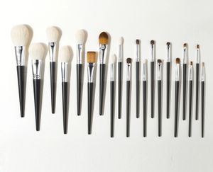 Shinedo Powder Matte Black Color Soft Goat Hair Makeup Brushes High Quality Cosmetics Tools Brochas Maquillage 240115