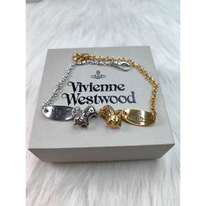 Viviennes Westwoods Original Picture High Board Pearl Letter Bracelet2222