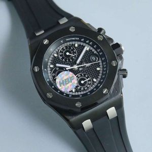 Lüks erkek mekanikleri pahalı erkek saatler AP izle açık deniz kraliyet meşe kronograf menwatch jyll orologio otomatik mekanik süper katolen cal3126 rub