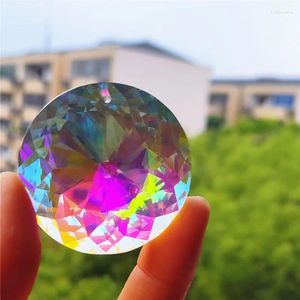 シャンデリアクリスタル最高品質12pcs/lot ab color丸い形状ペンダントdiyサンキャッチャーガラスライトパーツウェディングホームデコレーション