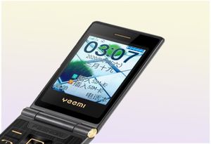 Kilitsiz Kıdemli Flip Cep Telefonları Çift Çift Ekran Telefon 2 SIM KART HIZI KALTI Bir Anahtar Hızlı Arama Dokunma El Yazısı Büyük Keyboar6736190