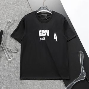 YY 24SS Camiseta masculina designer alfabeto camiseta designer de moda marca o mesmo gráfico camiseta roupas tamanho superior M-XXXL 8885H