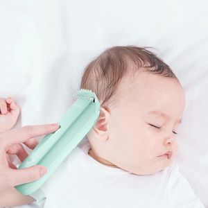 Maquinilla eléctrica para cortar el pelo para bebé, carga USB, cuchilla de cerámica ultrasilenciosa, Kit de corte de pelo infantil de seguridad para bebés 240116