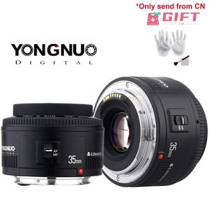 Yongnuo 35mm Lens YN35mm F2.0 Lens vidvinkel Fixat/Prime Auto Focus Lens för Canon 600D 60D 5DII 5D 500D 400D 650D 600D 450D 240115