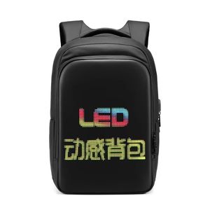 Bags LED Display backpack Business Men travel 15.6 inch Laptop Backpack DIY Smart backpack school Backpack woman multimedia backpack