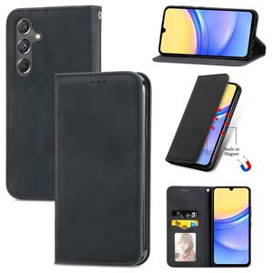 Läderplånbokfodral Xiaomi 14 Pro Poco M6 13T 13 Ultra F5 5G Redmi 13C 5G K70 K70E Obs 13 Handkänsla Hållare Suck Flip Cover Skin Feel Men Magnetic Stängning Sta påse