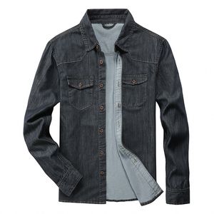 Men's jacket, handsome denim jacket, lining clothes, high street trendy brand clothing