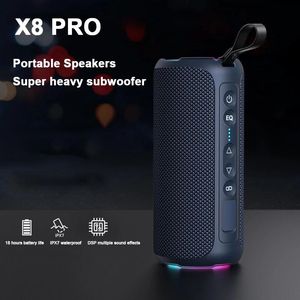 Głośniki przenośne głośnik 100% Wodoodporne bezprzewodowe głośnik Bluetooth IPX7 z 40W głośniejszymi głośnikami obsługują parowanie TWS i kartę Auxin TF