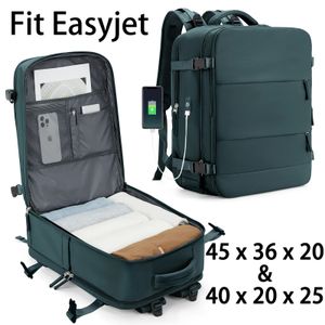 Łatwa torba kabiny 45x36x20 plecak 40x20x25 Ryanair Tarb-damskie/mężczyźni samolot Podróż plecak rozmiar kabiny plecak 240116