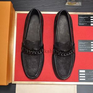 Top Quality brand Formal Designer Dress Shoes Luxurious Men Black Blue Genuine Leather Shoes Pointed Toe Men's Business Oxfords Shoes 1.9 05